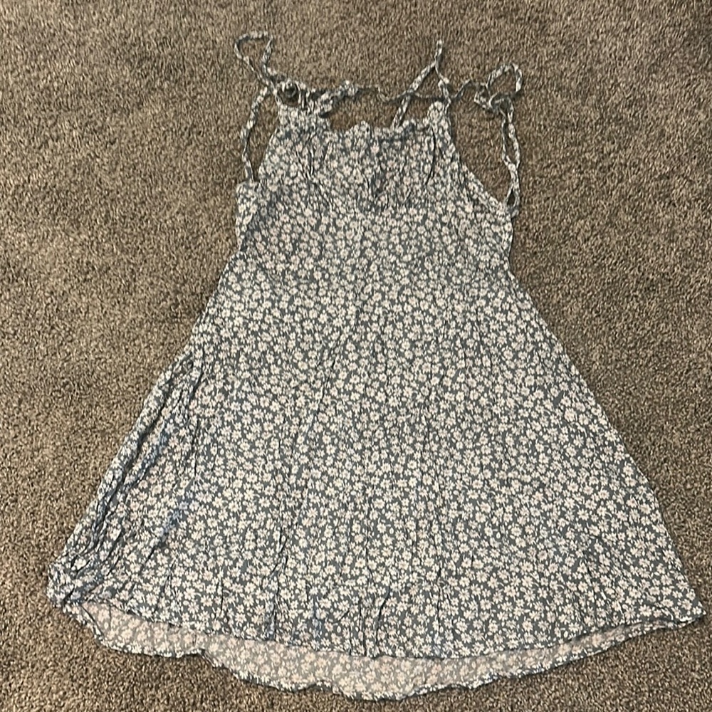 SHEIN Black and White Spaghetti Strap Mini Sundress
